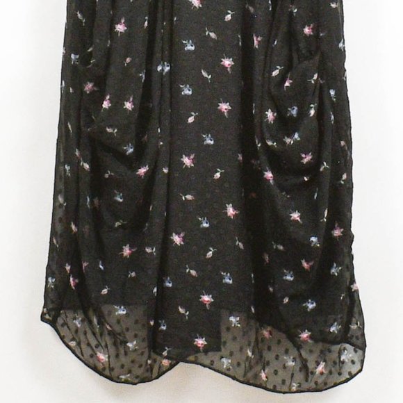 City Chic Women's Plus Floral Faux Wrap Midi Dress - Picture 5 of 7